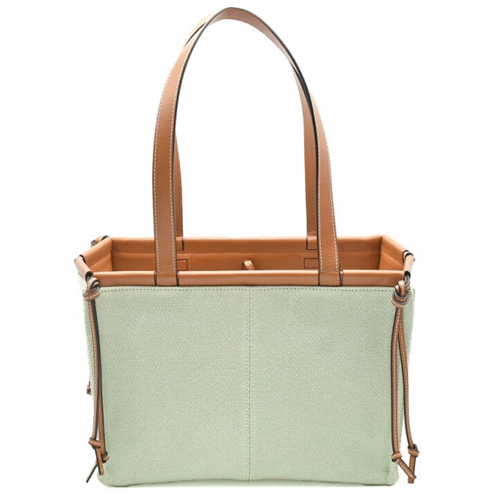 Loewe Pastel Green Anagram Cushion Tote, like new - Picture 3 of 6